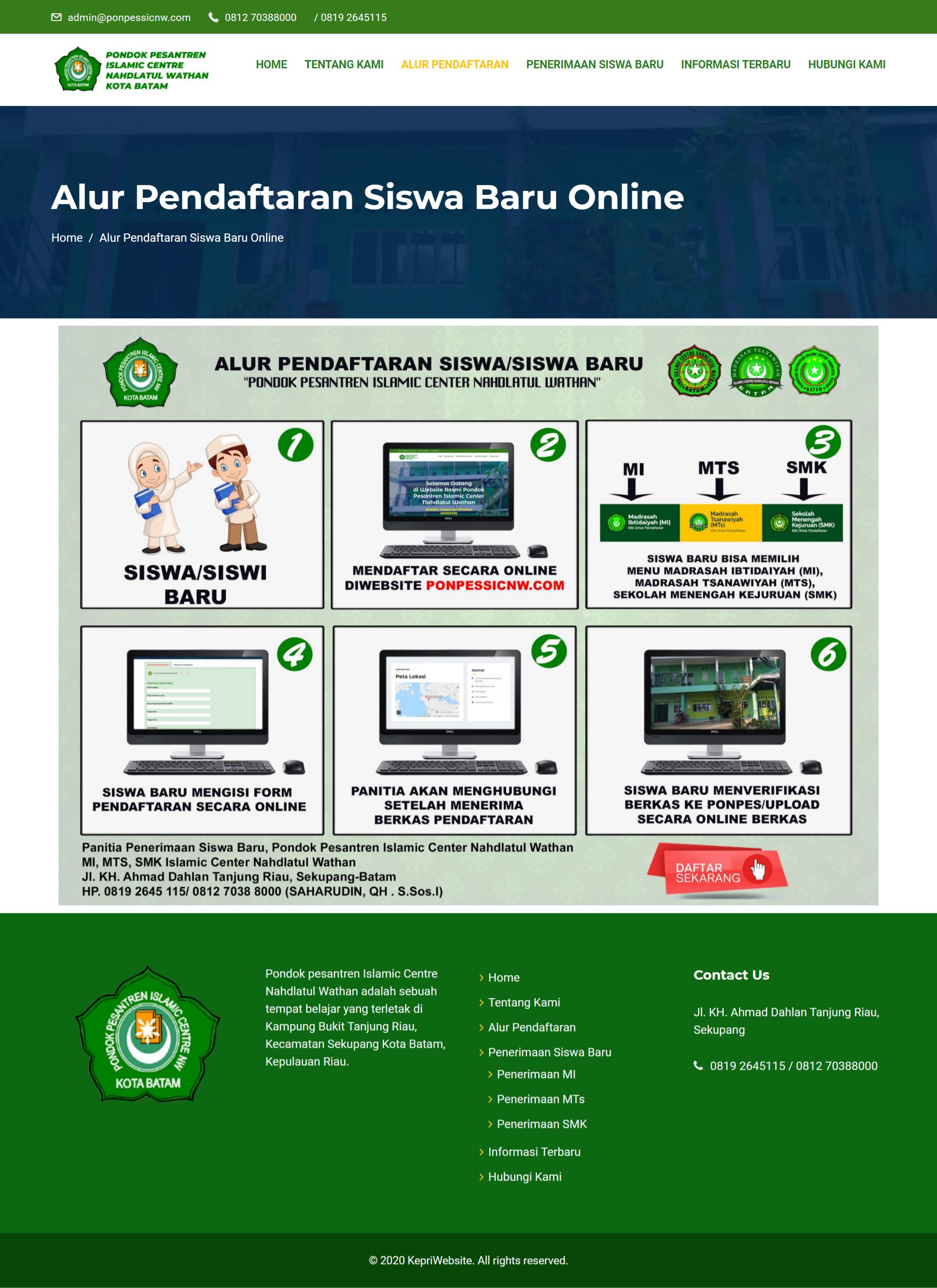 Jasa Pembuatan Website Pesantren, Jasa Pembuatan Website Pesantren, KepriWebsite