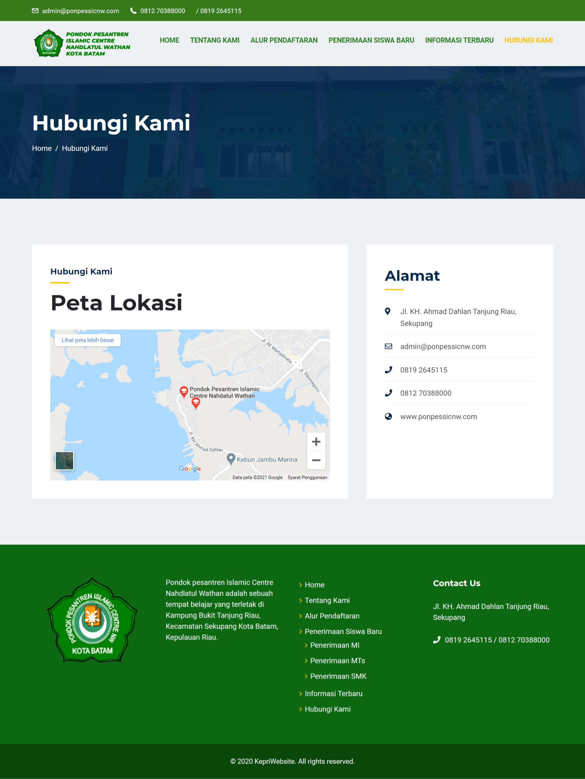 Jasa Pembuatan Website Pesantren, Jasa Pembuatan Website Pesantren, KepriWebsite
