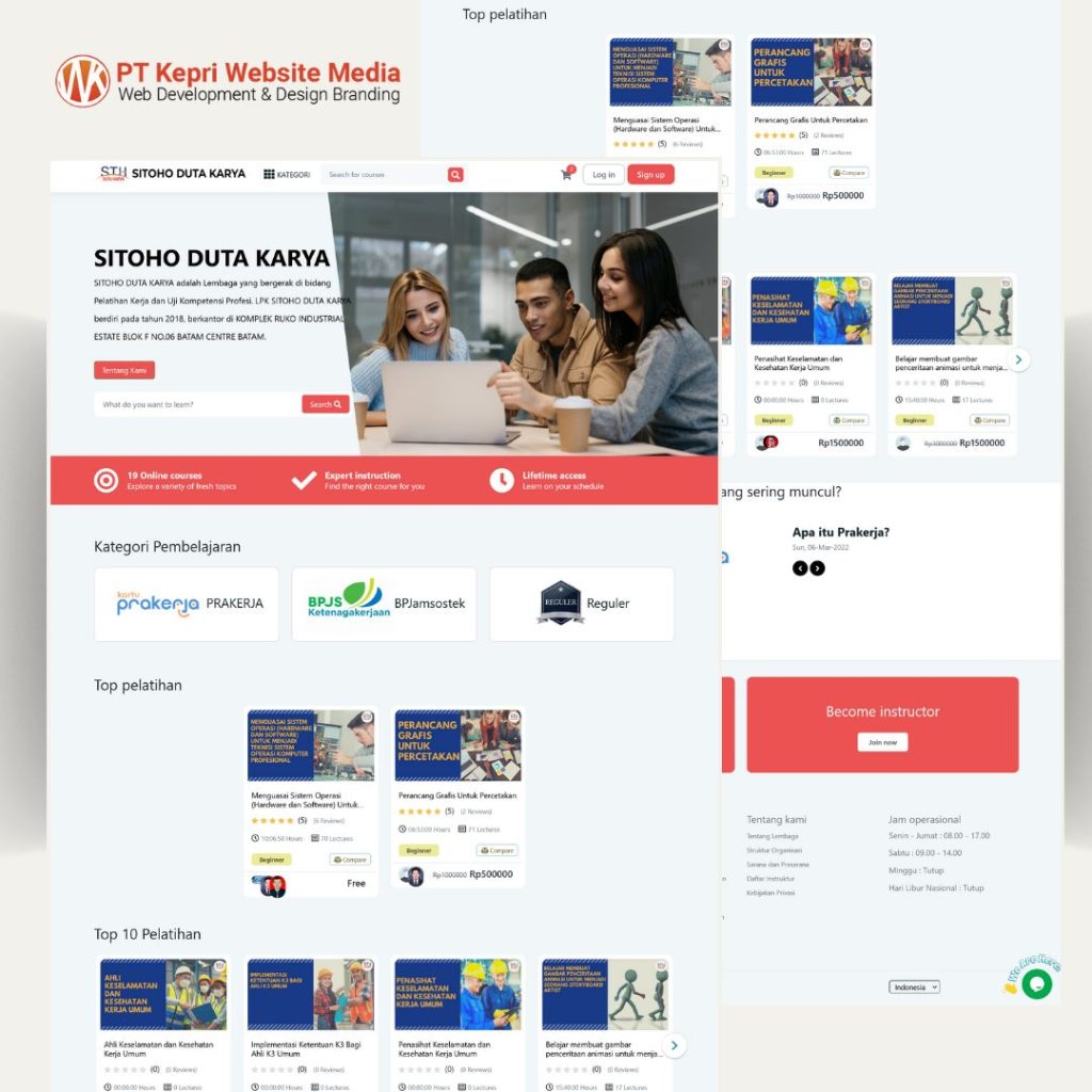 Portofolio & Client Jasa Pembuatan Website, Portofolio &#038; Client, KepriWebsite