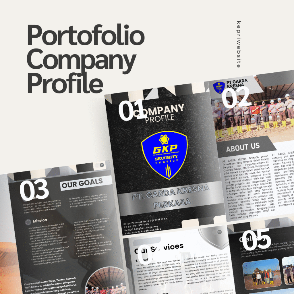 Jasa Desain Company Profile, Jasa Desain Company Profile, KepriWebsite