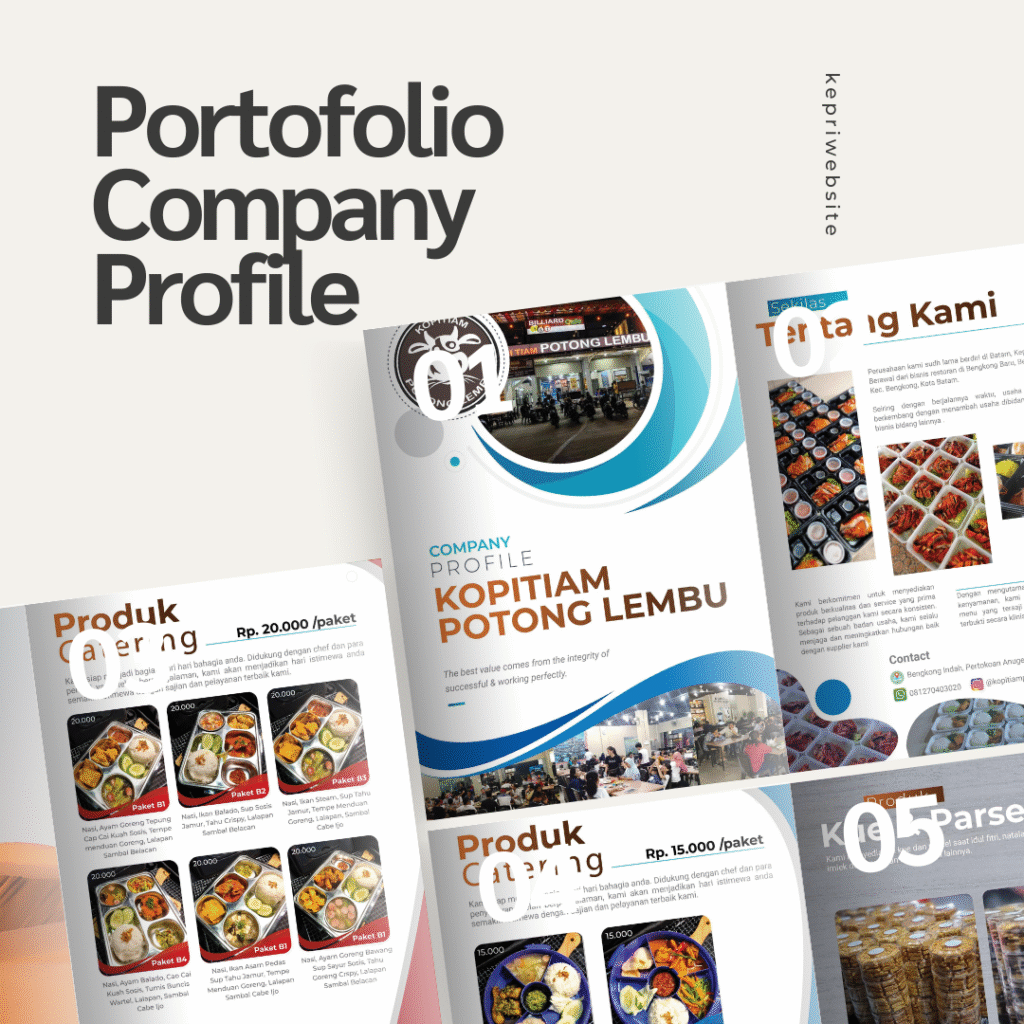 Jasa Desain Company Profile, Jasa Desain Company Profile, KepriWebsite