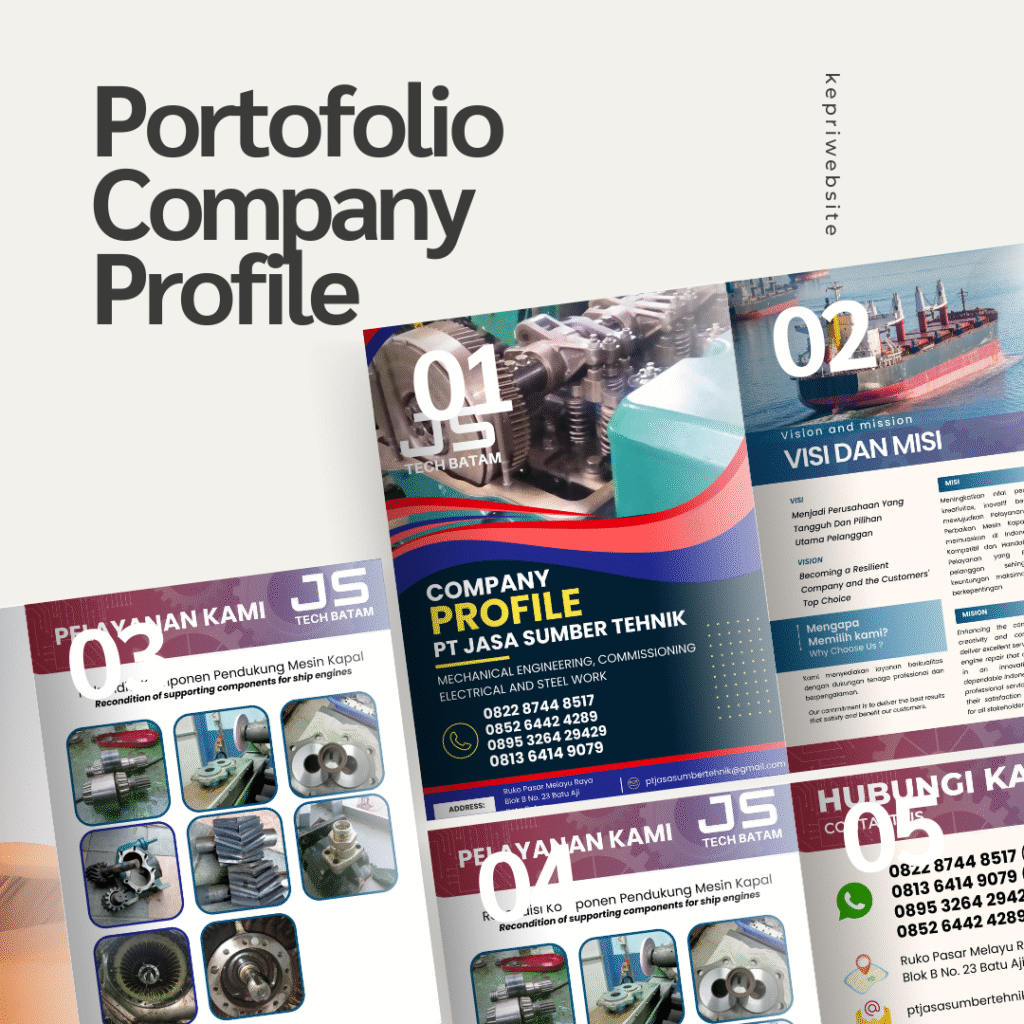 Jasa Desain Company Profile, Jasa Desain Company Profile, KepriWebsite