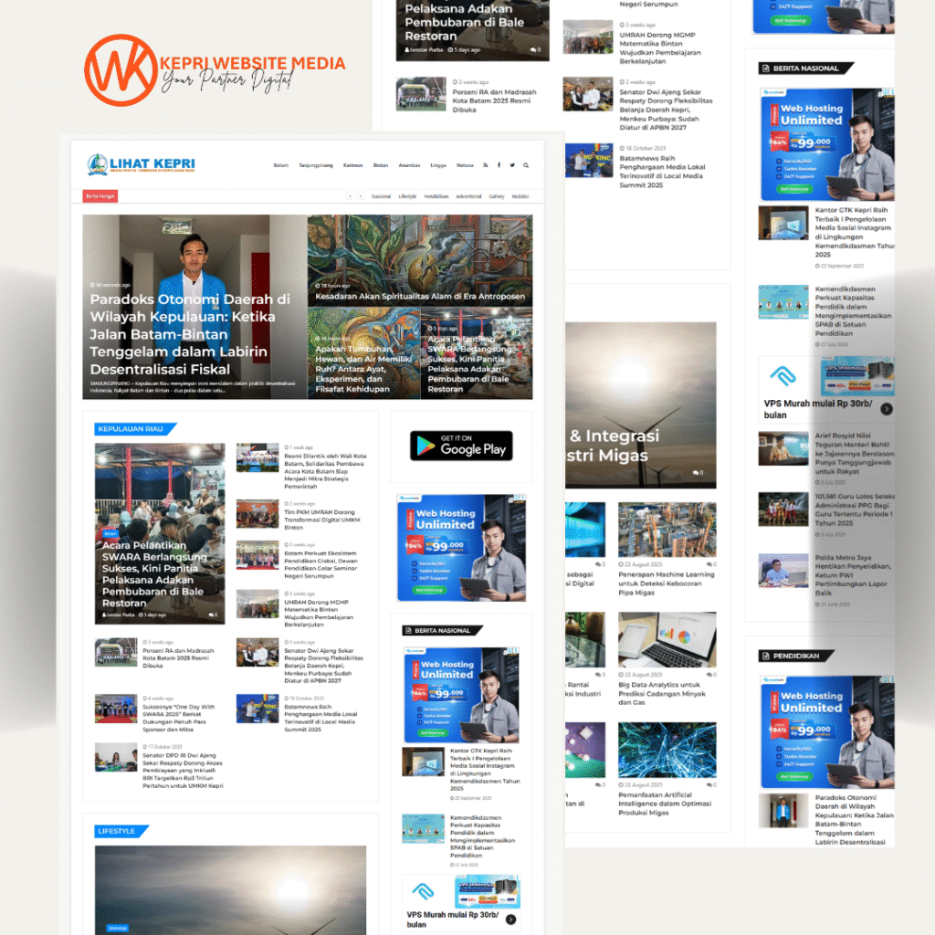 Pengembangan Website dan E-commerce​, Pengembangan Website &#038; E-commerce​, KepriWebsite