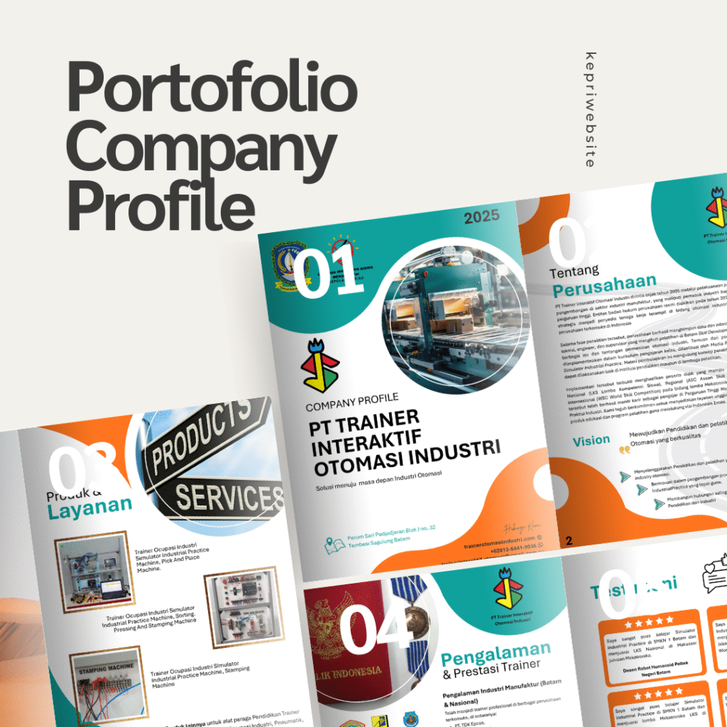 Jasa Desain Company Profile, Jasa Desain Company Profile, KepriWebsite
