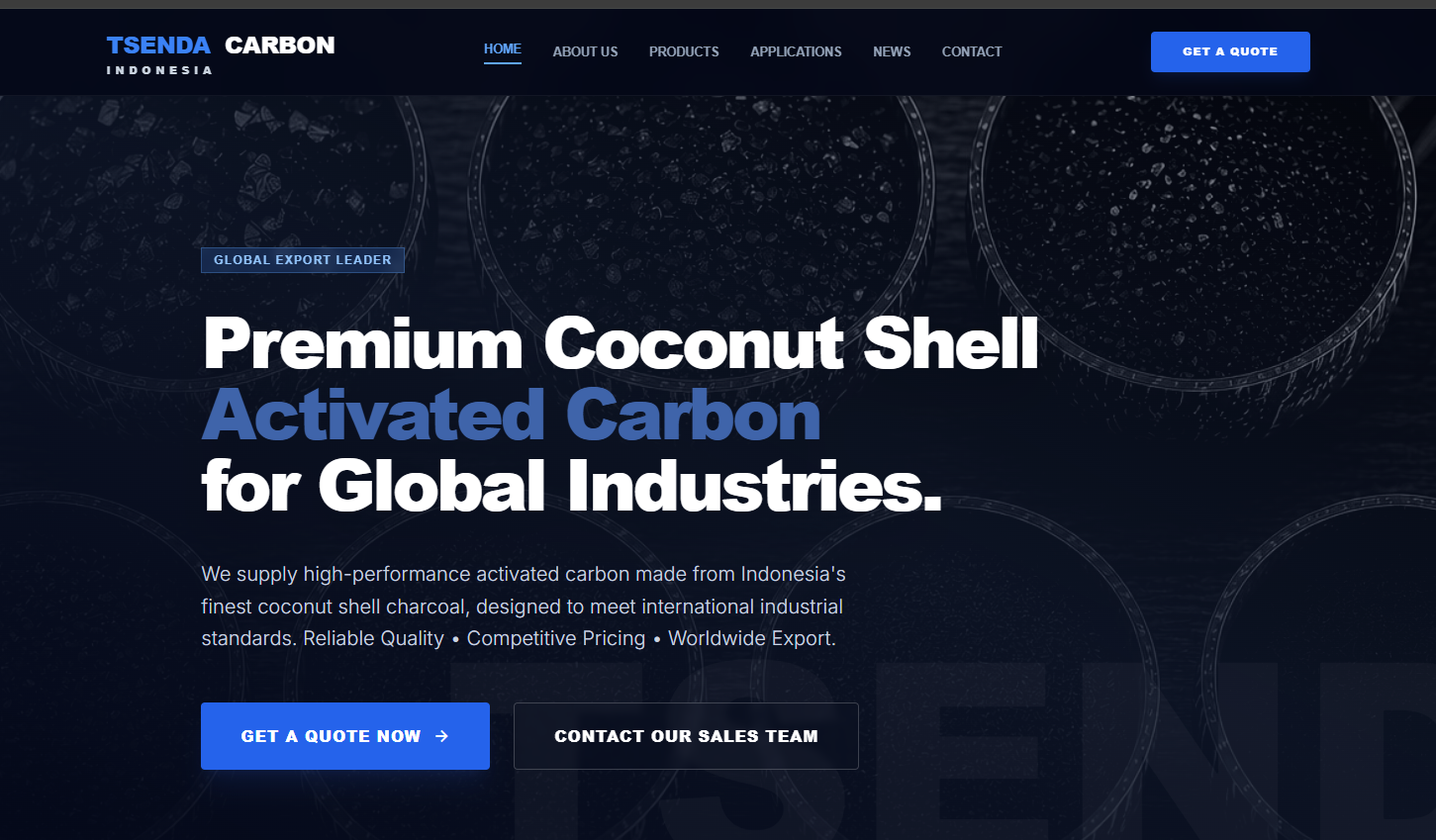 Jasa Pembuatan Website Batam, Website Company Profile untuk Industri Activated Carbon Global? Ini Contohnya!, KepriWebsite
