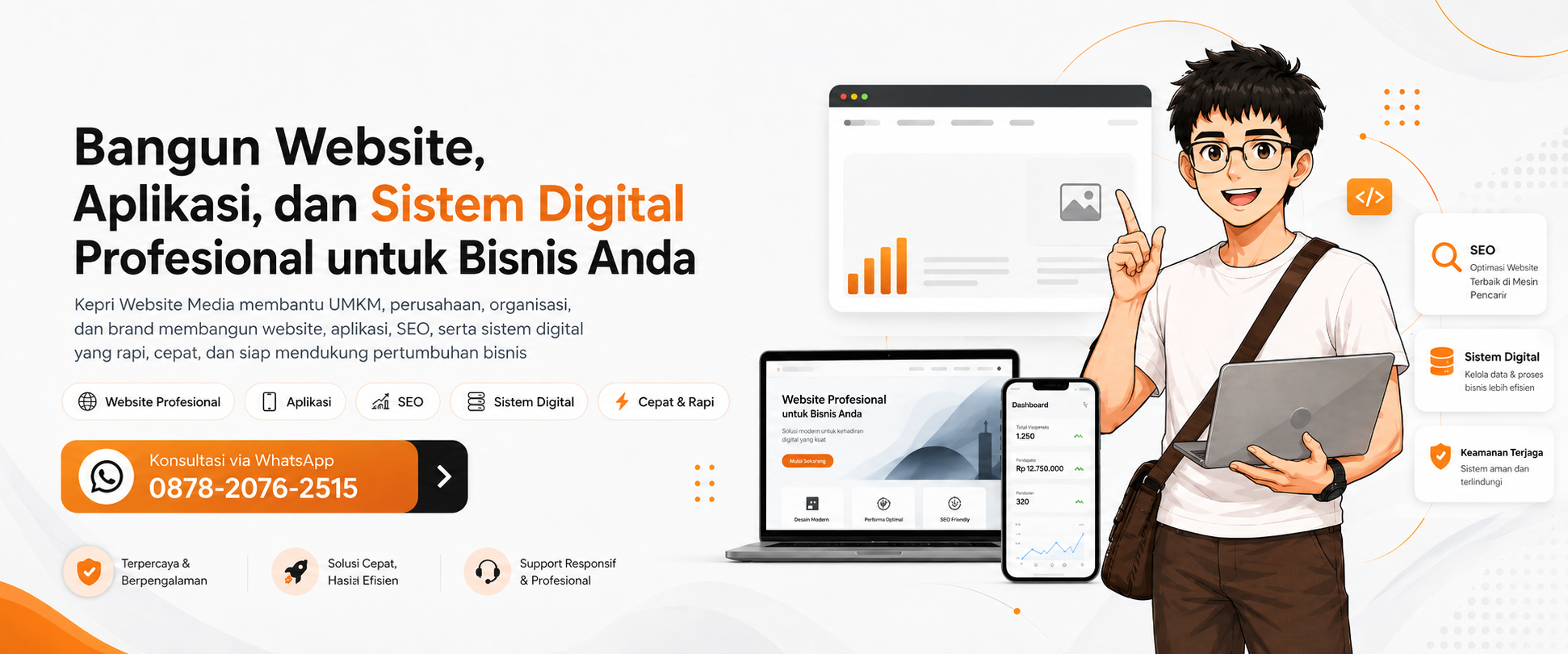 Jasa Pembuatan Website di Batam, Beranda, KepriWebsite