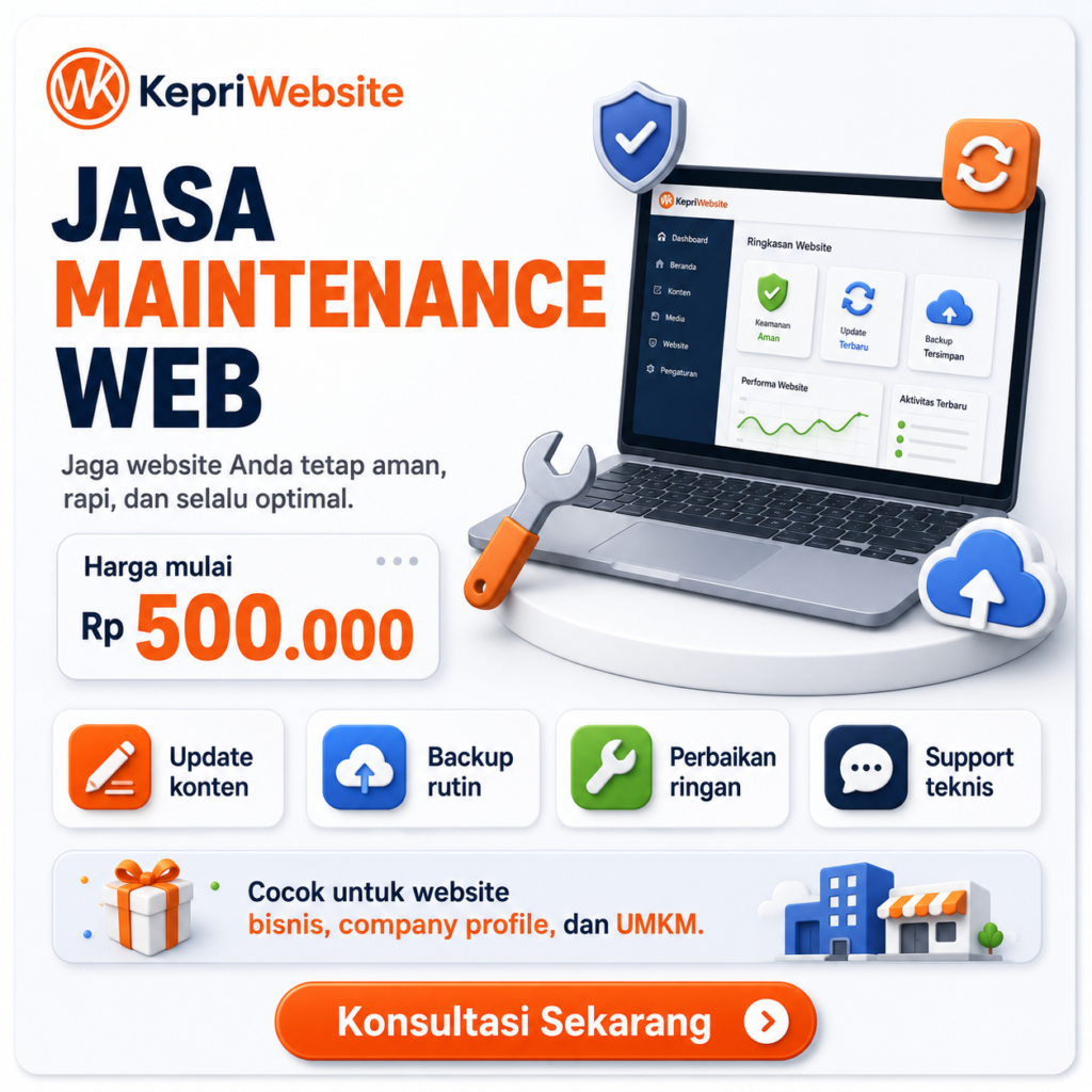 Jasa Pembuatan Website di Batam, Beranda, KepriWebsite