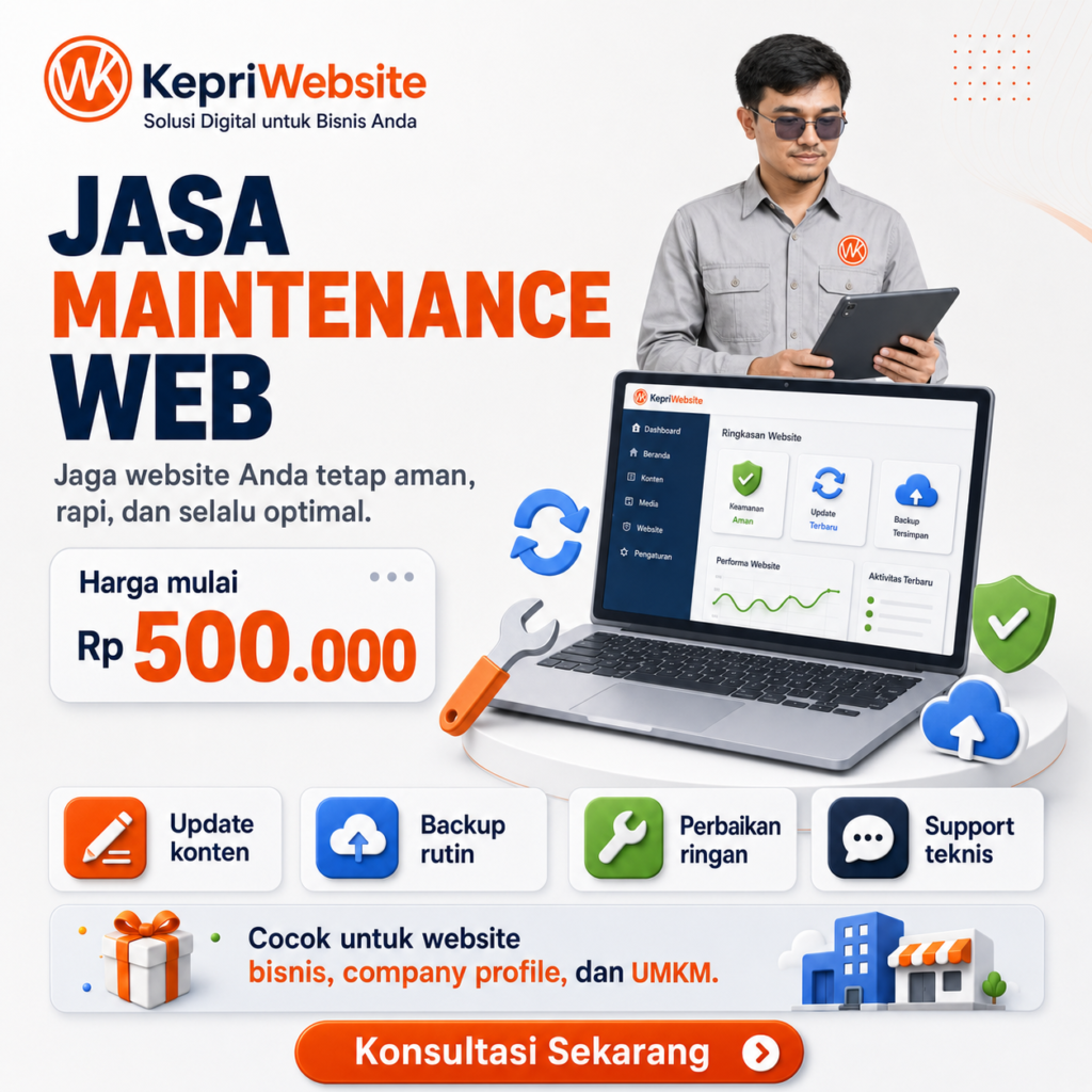 Jasa Pembuatan Website di Batam, Beranda, KepriWebsite