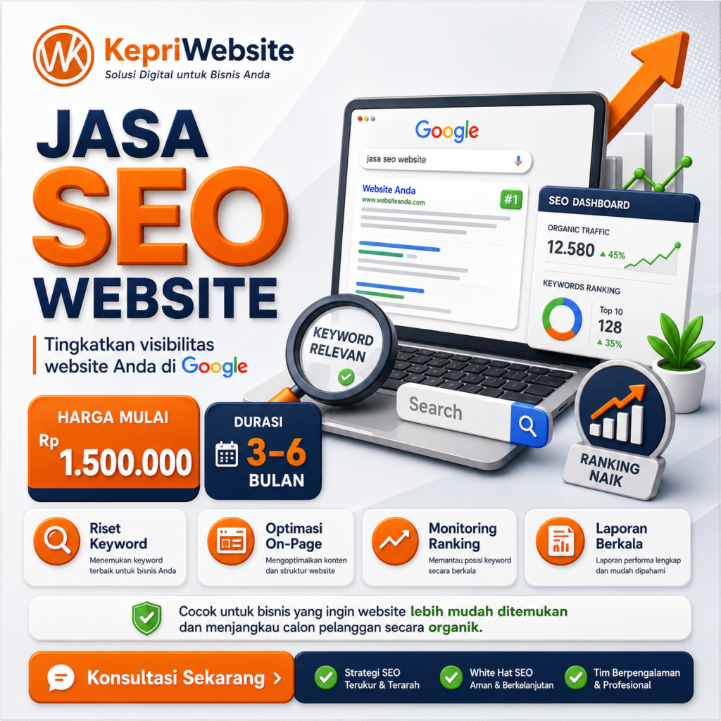 Jasa Pembuatan Website di Batam, Beranda, KepriWebsite