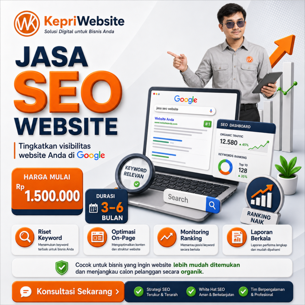Jasa Pembuatan Website di Batam, Beranda, KepriWebsite