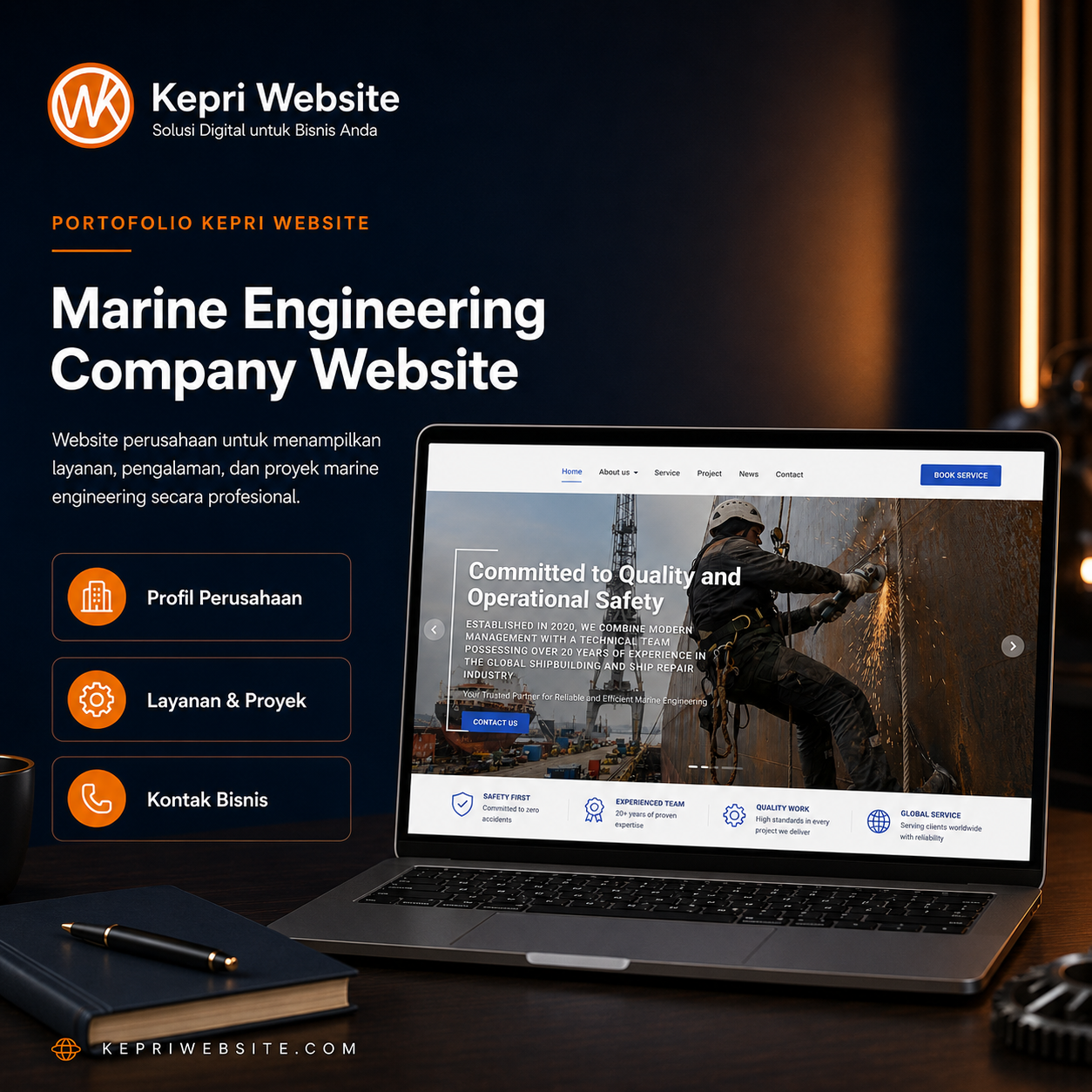 Jasa Pembuatan Website di Batam, Beranda, KepriWebsite