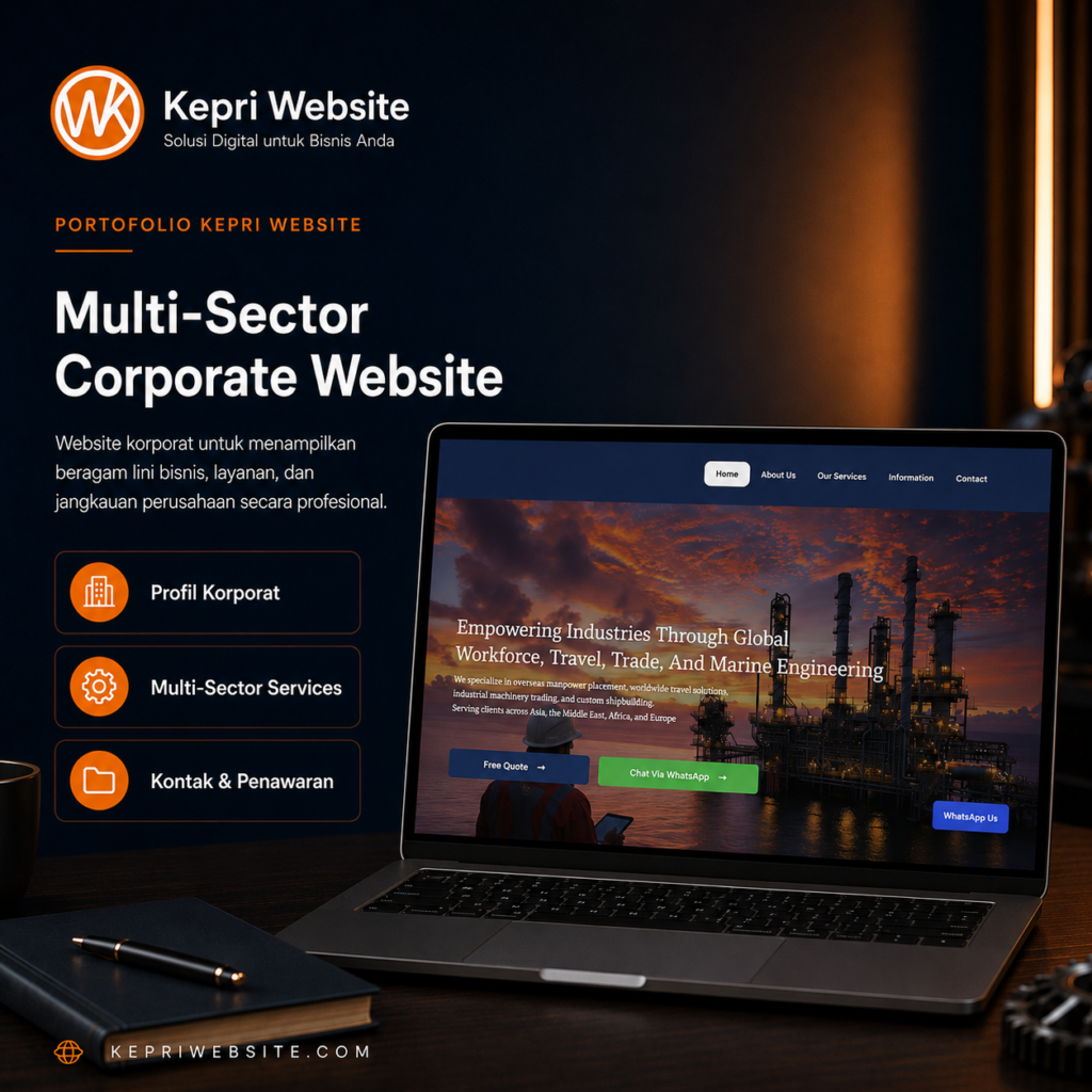 Jasa Pembuatan Website di Batam, Beranda, KepriWebsite