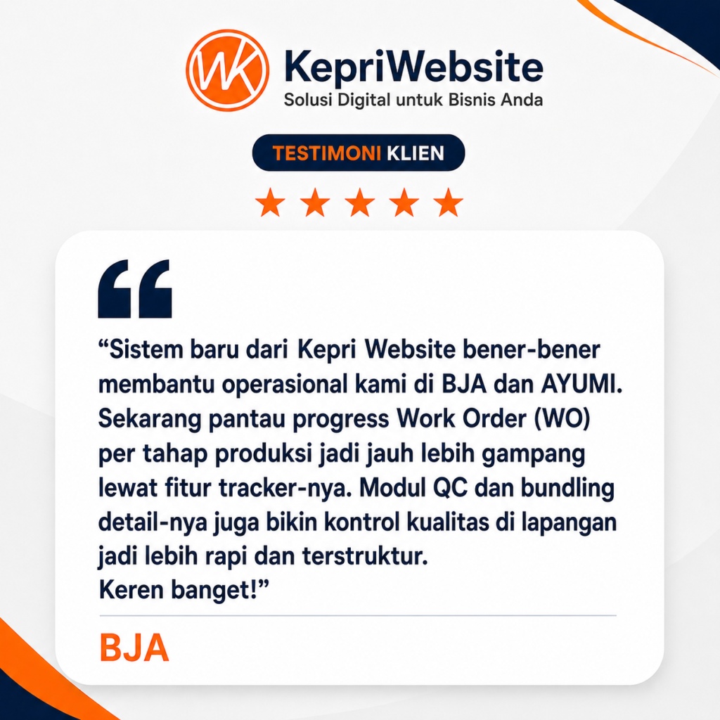 Jasa Pembuatan Website di Batam, Beranda, KepriWebsite