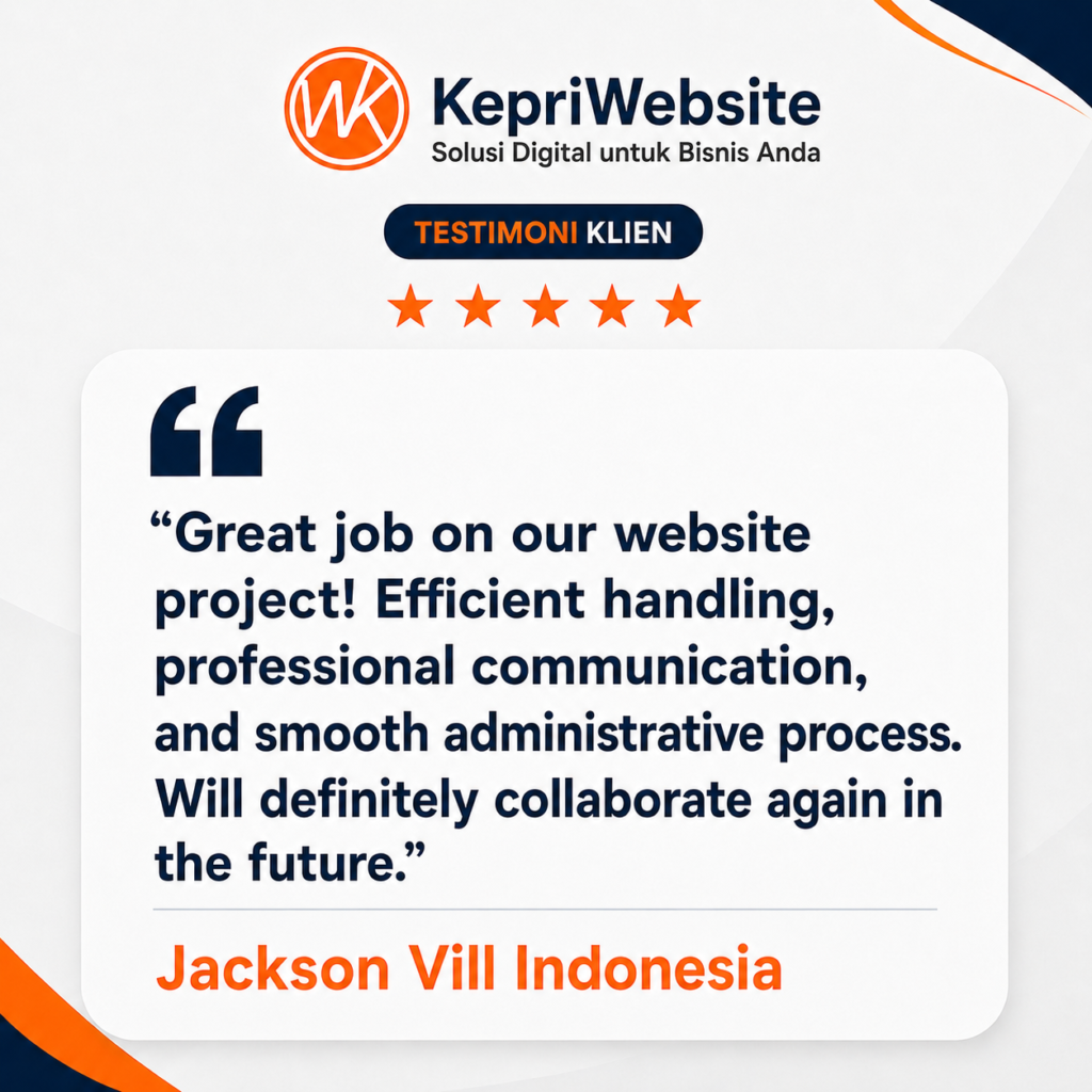 Jasa Pembuatan Website di Batam, Beranda, KepriWebsite