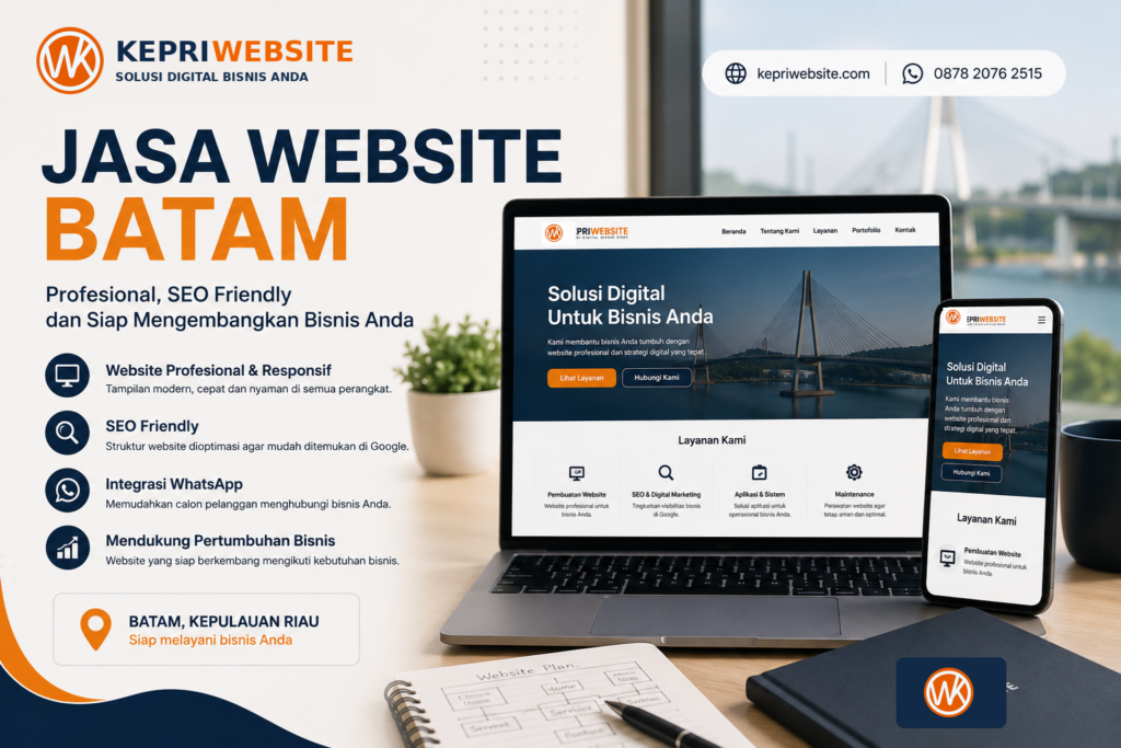 Jasa Pembuatan Website di Batam, Beranda, KepriWebsite
