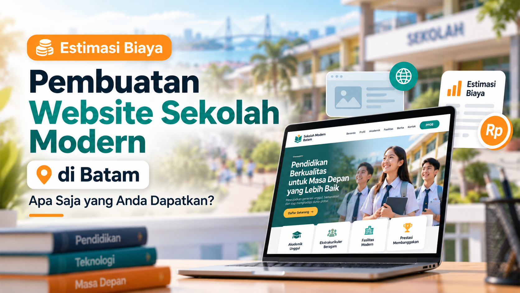 biaya pembuatan website sekolah, Estimasi Biaya Pembuatan Website Sekolah Modern di Batam: Apa Saja yang Anda Dapatkan?, KepriWebsite
