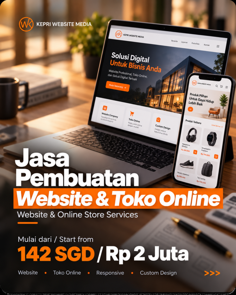 Jasa Pembuatan Website di Batam, Beranda, KepriWebsite